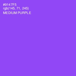 #9147F5 - Medium Purple Color Image